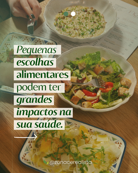 ✨ Pequenas escolhas hoje podem transformar a sua saúde no futuro! 🍎💚