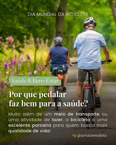 🚴🏻‍♀️ Dia Mundial da Bicicleta: Por que pedalar faz bem para a saúde? 🤔