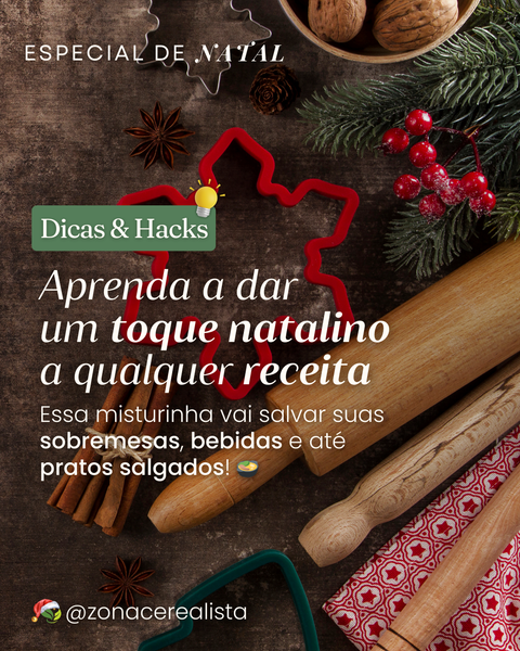 Aprenda a dar um toque Natalino a qualquer receita 😋🎄