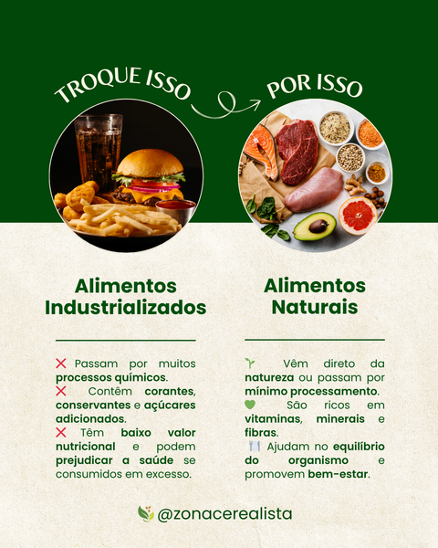 🍔➡️🥗 Troque isso por isso: pequenas mudanças que fazem uma grande diferença! 💚