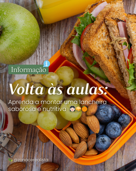 📚✨ Volta às aulas: o desafio da lancheira saudável começa agora!