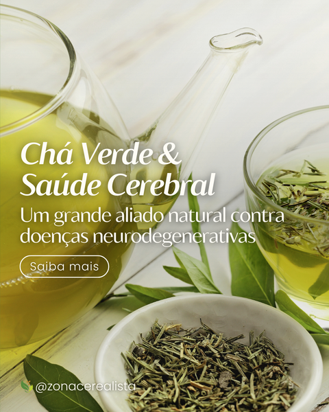 Chá verde e saúde cerebral: um aliado natural contra doenças neurodegenerativas! 🍵💚