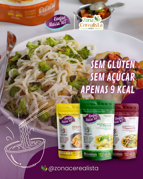 🍜 Konjac Massas MF: Comer bem não precisa ser sinônimo de restrição 🌱