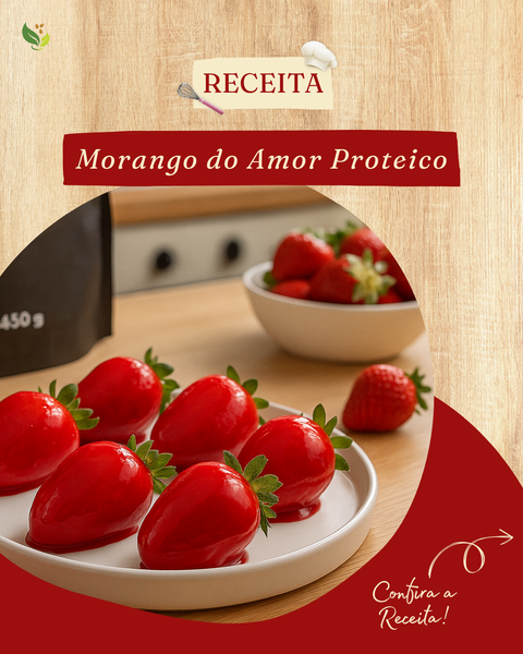 Receita: Morango do Amor Proteico 🍓💪🏻