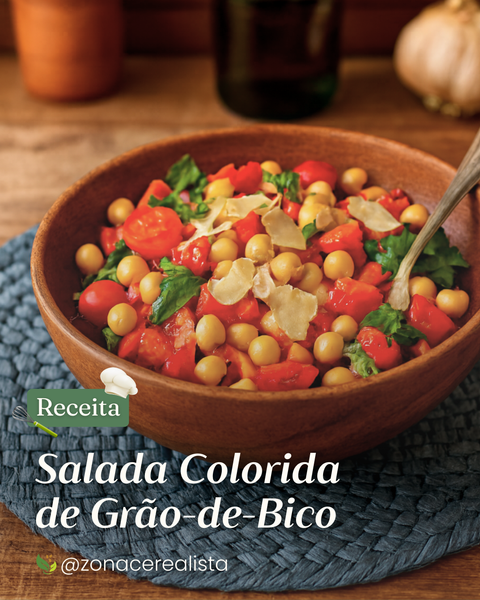 Receita: Salada Colorida de Grão-de-Bico 🥗