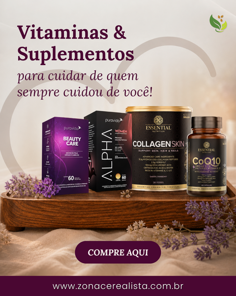Dia das Mães: Vitaminas & Suplementos para cuidar de quem sempre cuidou de você! 💜