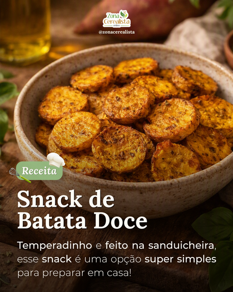 Receita: Snack de Batata-Doce 🍠