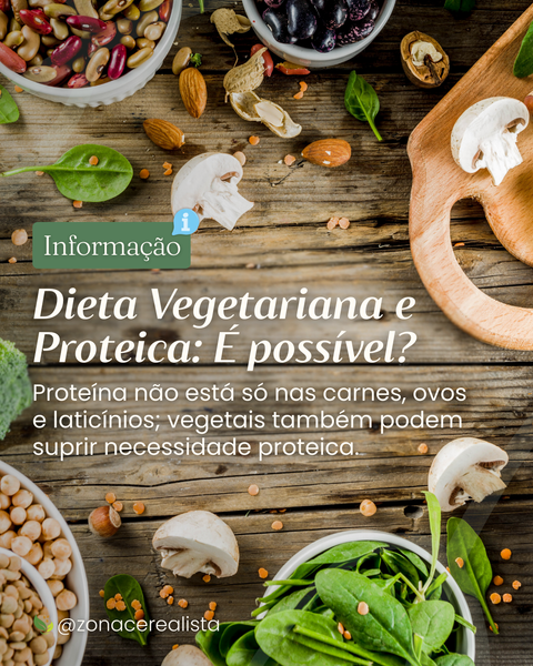 Dieta Vegetariana e Proteica: É possível? 🤔🥬💪🏻