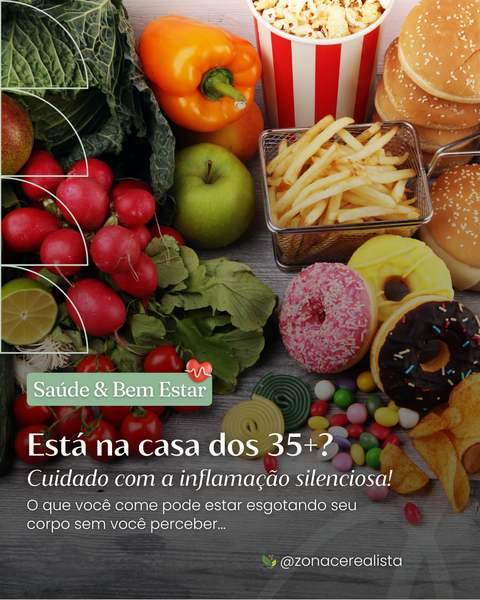 Está na casa dos 35+? Cuidado com a inflamação silenciosa! 😟