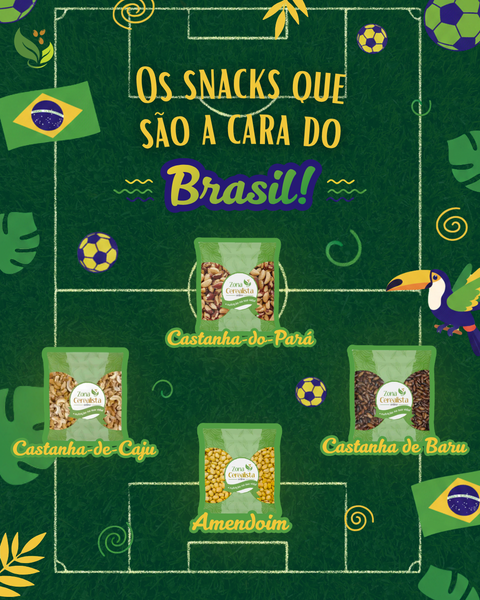 Os snacks que são a cara do Brasil! 💚💛💙