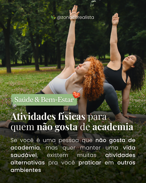 Atividades físicas para quem não gosta de academia 🧘🏻‍♀️