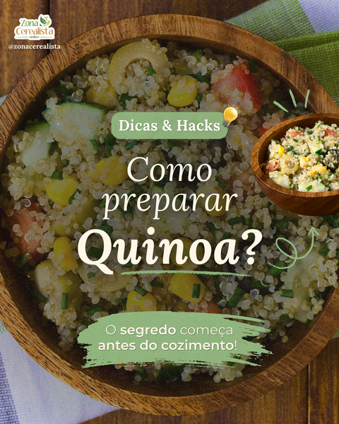 Como preparar Quinoa? O segredo começa antes do cozimento! 🌾