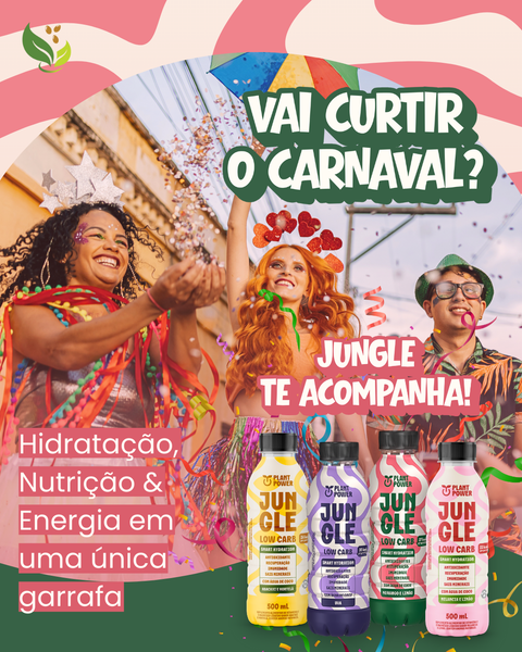 🎉 Vai curtir o Carnaval? Então não esquece da hidratação! 🕺🏻
