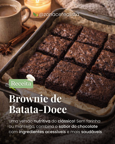 Receita: Brownie de Batata-doce 🍫🍠