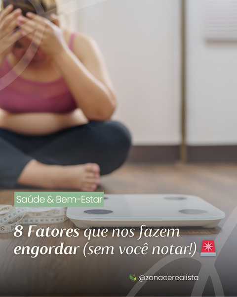 🚨 8 Fatores que nos fazerm engordar (sem você notar!)