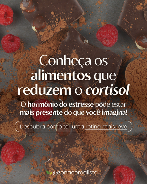Conheça os alimentos que reduzem o cortisol: O hormônio do estresse pode estar mais presente do que você imagina! 😫