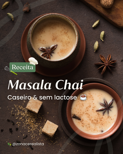Masala Chai: Caseiro & Sem Lactose ☕🍂