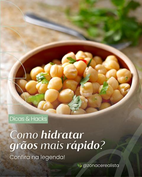 Hack: Como hidratar grãos mais rápido! 🌾⚡