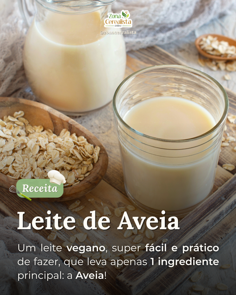 Receita: Leite de Aveia Caseiro 🥛