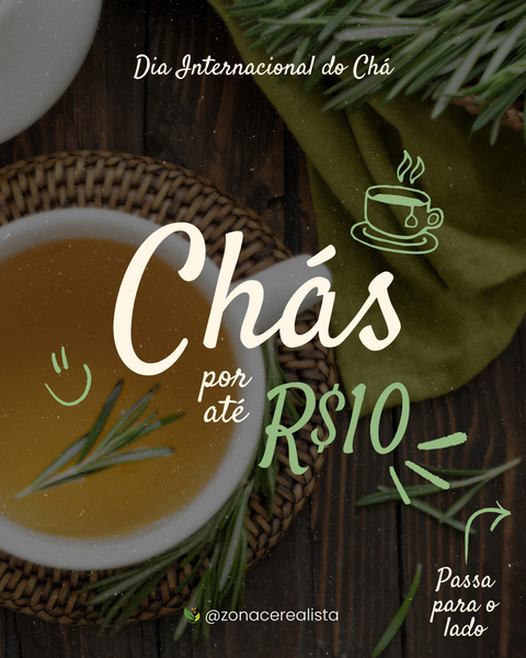 Chás por até R$10! 😱🍵