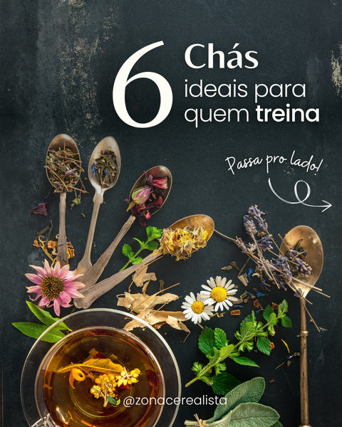 🍵💪 6 chás ideais para quem treina: energia, foco e recuperação muscular!