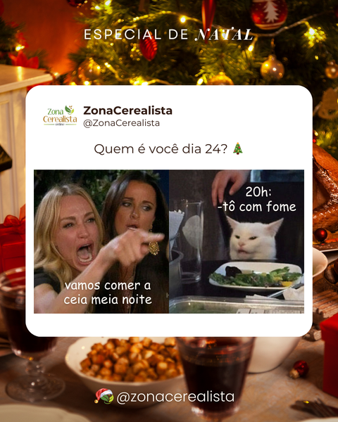 Quem é você dia 24? 🎄 Time da ceia meia-noite vs. time que já tá beliscando às 20h 😅