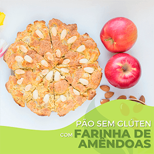 Pão sem glúten com Farinha de Amêndoas - Zona Cerealista Online