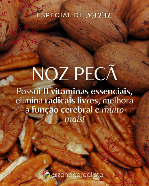 Noz pecã: Repleta de nutrientes essenciais 🤎