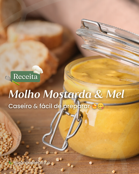 Receita: Molho Mostarda & Mel 😋🍯