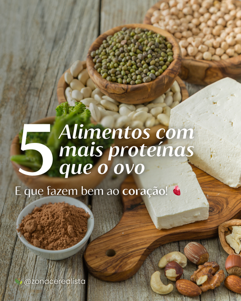 5 Alimentos com mais proteínas que o Ovo 🥚💪🏻