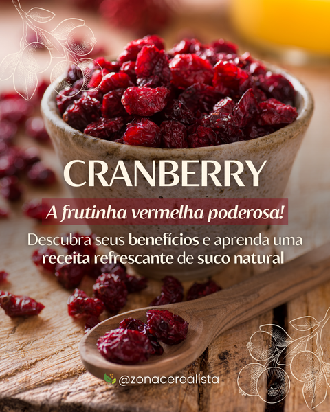 Cranberry: a frutinha vermelha poderosa! 🍒
