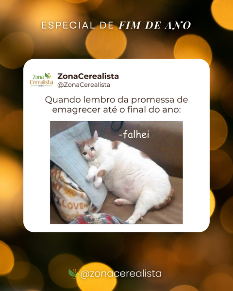 Já pode começar com as promessas de 2026? 😅🤡