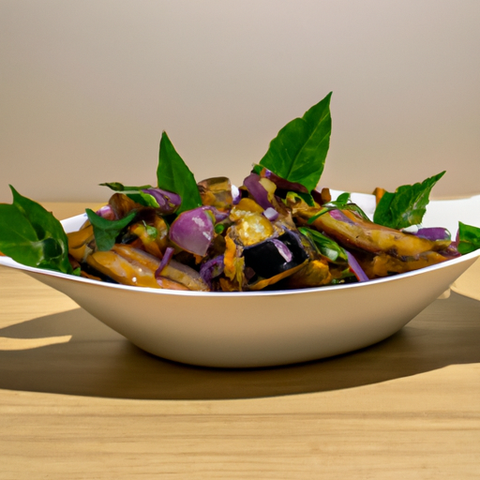 Salada de Berinjela Refogada: Receita Prática e Saudável para o Verão