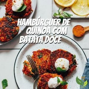 Hambúrguer de Quinoa com Batata Doce - Zona Cerealista Online