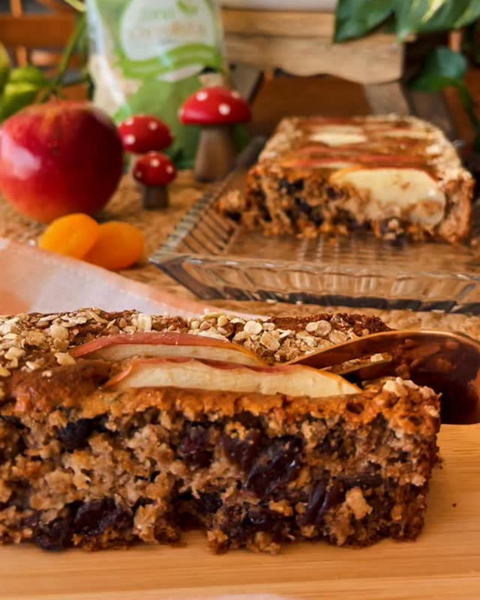 Receita Especial: Bolo Integral de Banana e Maçã 🍌🍎