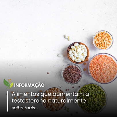 Alimentos que aumentam a testosterona naturalmente!