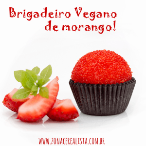 BRIGADEIRO VEGANO DE MORANGO