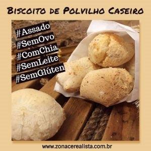 Biscoito de Polvilho Caseiro com Chia