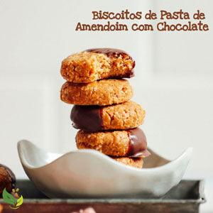 Biscoitos de Pasta de Amendoim