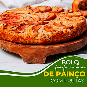 Bolo Fofinho de Painço com Frutas - Zona Cerealista Online