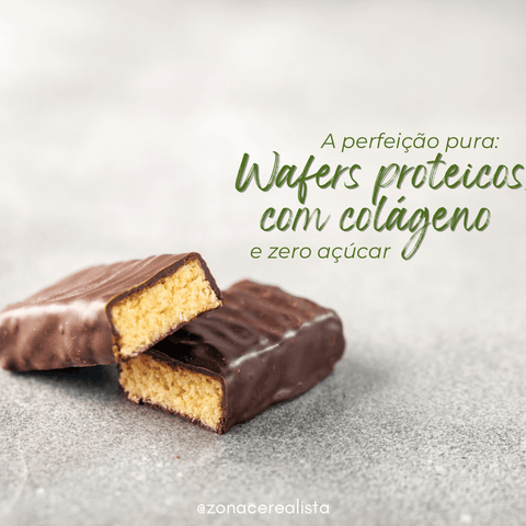 Wafers com proteína, colágeno e zero açúcar: perfeição pura! - Zona Cerealista Online