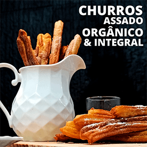 Churros Assado, Orgânico e Integral ♥ - Zona Cerealista Online