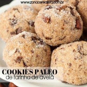 COOKIES PALEO DE FARINHA DE AVELÃ