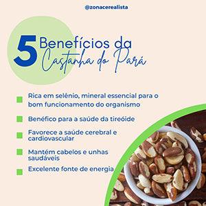 5 benefícios da Castanha do Pará - Zona Cerealista Online