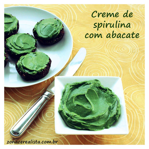 CREME DE SPIRULINA COM ABACATE - Zona Cerealista Online