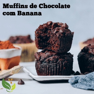 Muffins de Chocolate com Banana - Zona Cerealista Online