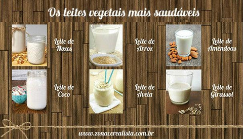 Os leites vegetais mais saudáveis - Zona Cerealista Online