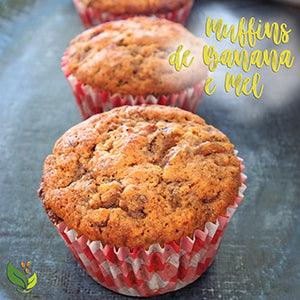 Muffins de Banana e Mel - Zona Cerealista Online