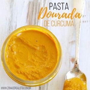 PASTA DOURADA COM CÚRCUMA