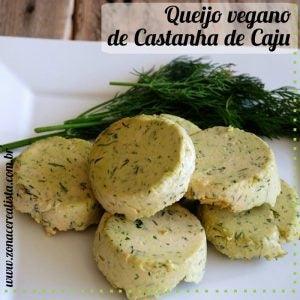 QUEIJO VEGANO DE CASTANHA DE CAJU